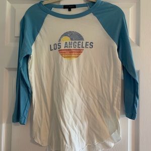 La hearts baseball tee